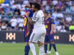 A clash between legends Ronaldinho and Marcelo?