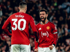 Manchester United secures third place against Brentford and consolidates their position.