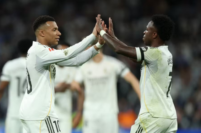 Vini Jr and Mbappe