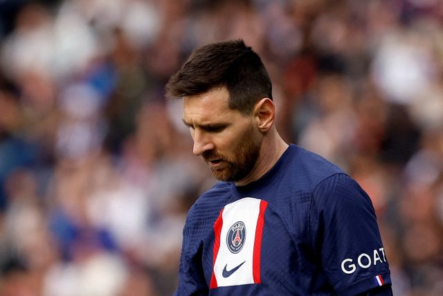 FILE PHOTO: Ligue 1 - Paris St Germain v Lorient Lionel Messi